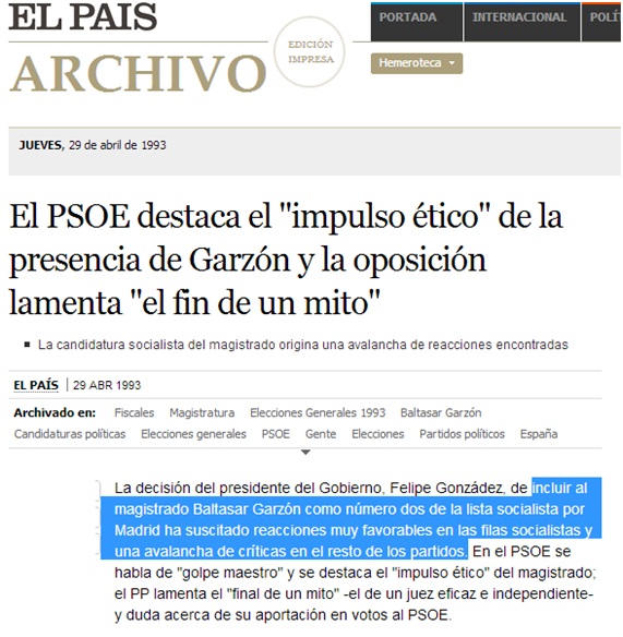 juez garzón candidadto socialistas